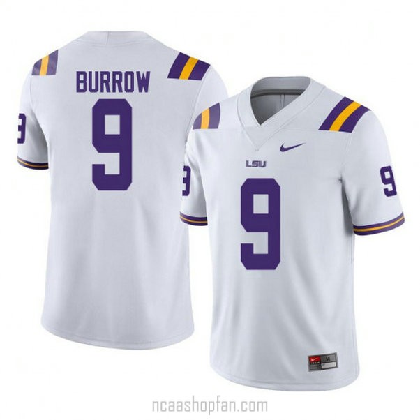 Youth Nike Limited White Lsu Tigers Joe Burrow Alumni College Jersey 9